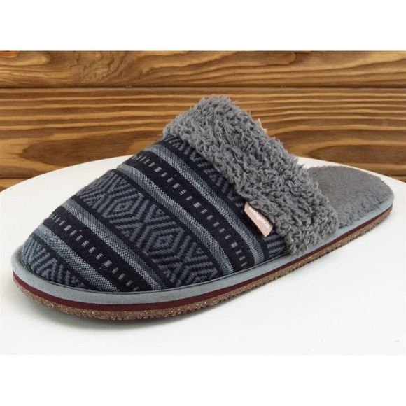 Feelgoodz‎ Size 8 Mule Gray Fabric Men Slip On - Picture 1 of 10